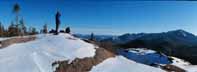The Dixes from Round Mtn. Adirondack panoramas