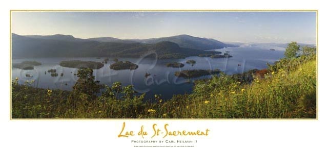 Lake George art print of the Narrows - Adirondack Park and Lake George nature photography panoramas and posters