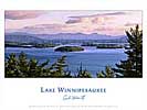 Lake Winnipesaukee poster taken from Lockes Hill by landscape and nature photographer Carl Heilman II