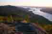 Evening light over Lake George from Black Mtn.