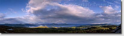 Lake George panorama from Cat Mountain