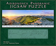 Dawn from Cascade puzzle, Adirondack gifts, Jigsaw Puzzle