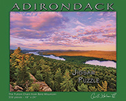 Fulton Chain Adirondack puzzle, photo jigsaw puzzle, high peaks puzzle, adirondack gifts, carl heilman puzzle