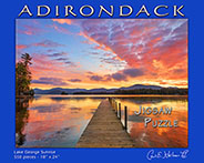 Lake George Sunrise puzzle, Adirondack gifts